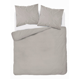 Pościel Pure Adamaszek Paski 160X200cm Beżowa Premium