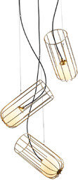 Potrójna lampa wisząca Coco MDM-3941/3 GD Italux kaskada