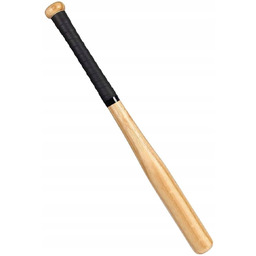 Kij Baseballowy Drewniany 25 Cali 63Cm Naturalny