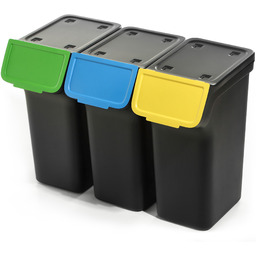 Kosze na śmieci 25L Torpes zestaw 3szt pojemniki