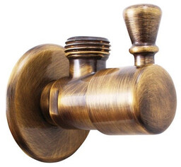 Sapho Zawór kątowy 1/2 x 1/2 brąz ROTO6