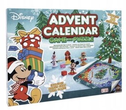 Disney Kalendarz adwentowy Gra i puzzle Elsa,Olaf