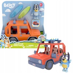 Bluey Auto Rodzinne 4WD Heeler Figurka Tata Bandit