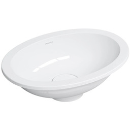 Omnires Shell M+ umywalka podblatowa 38x25 cm biały