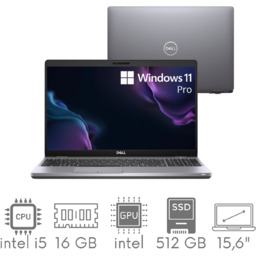 Dell Latitude 5510 i5-10210U 16GB 512SSD 15,6" FHD