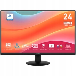 Monitor 23,8" Msi Pro MP242L 1920x1080 (FullHD) 100Hz