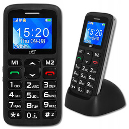 Telefon komórkowy dla seniora BT LTC MOB10, czarny,