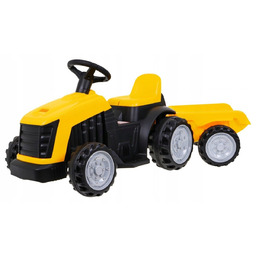 Bemi, Traktor z Przyczepą na Akumulator 6V Żółty