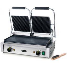 Kontakt grill kontaktowy góra ryflowana dół gładki 3600W