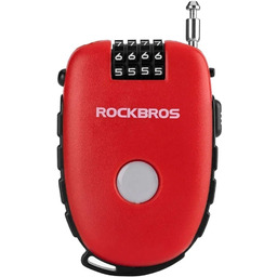 Zapięcie rowerowe Rockbros 32420981001 z linką zwijaną -