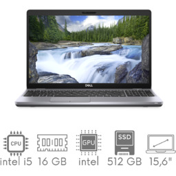 Dell Latitude 5510 i5-10210U 16GB 512SSD 15,6" FHD