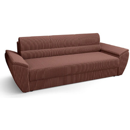Elior Łososiowa sofa rozkładana z pojemnikiem E9-P06