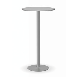 Stolik wysoki Olympo II, średnica 600 mm, szara
