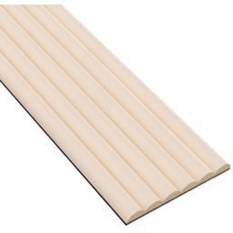 Panel ryflowany MDF 17,4 x 275 cm beżowy