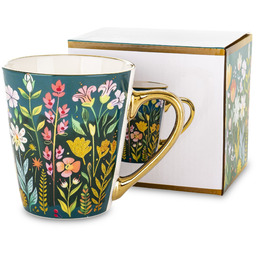 Kubek z porcelany kubek w kwiaty filiżanka
