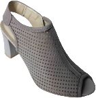 BnW szare (popielate) damskie ażurowe sandały, rozmiar 37