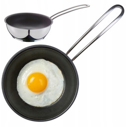 Patelnia Mała Indukcja Stalowa Kuchenprofi Pisa Nieprzywieralna 14