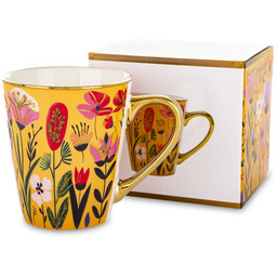 Kubek z porcelany kubek w kwiaty filiżanka