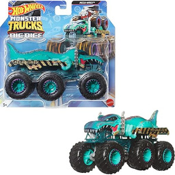 Hot Wheels Monster Trucks 6-kołowa ciężarówka w skali