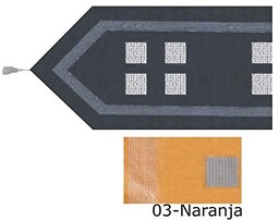 Duffi Home bieżnik, pomarańczowy, 40 x 140 cm