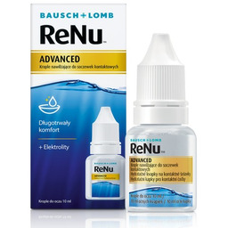 Krople zwilżające do soczewek kontaktowych Bausch+Lomb Renu Advanced
