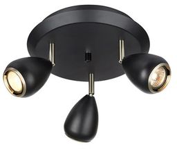Markslojd lampa sufitowa plafon Bike czarny 107337 metalowy