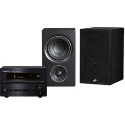 Yamaha CRXB370D (czarny) + Alpha P3 (czarny)