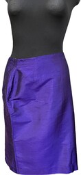 Vera Mont Spódnica Midi Wygodna Stylowa Elegancka Fioletowa