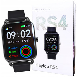 Smartwatch Haylou RS4 czarny SpO2 Amoled 1,78″