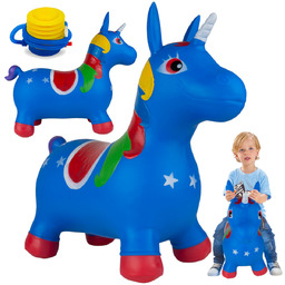 Skoczek Gumowy Do Skakania dla Dzieci Konik Jednorożec