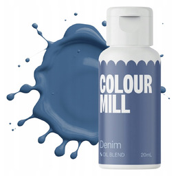 Barwnik olejowy do mas tłustych kremu czekolady niebieski