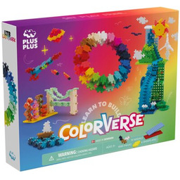 PLUS-PLUS Klocki plastikowe Naucz się budować Kolorversum 014-3972