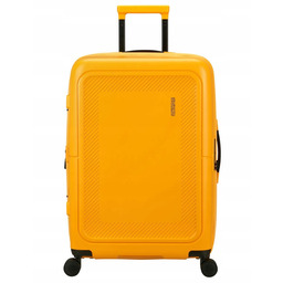 Walizka twarda American Tourister średnia polipropylenowa żółta 76