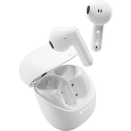 XMUSIC Słuchawki douszne XTW300W Biały Lampa pierścieniowa za