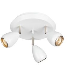 Markslojd lampa sufitowa plafon Bike biały 107338 metalowa