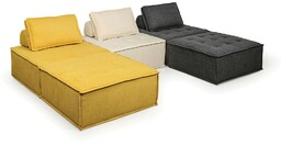 Taboret ERIK, antracyt