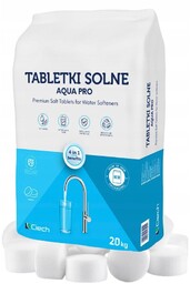 SÓL TABLETKI SOLNE DO ZMIĘKCZACZA WODY 20 KG