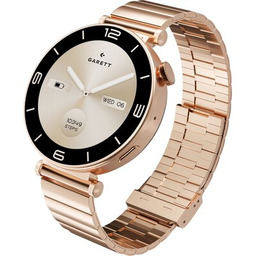 GARETT Smartwatch Rose Różowe złoto Stalowy Słuchawki