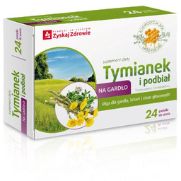 ZYSKAJ ZDROWIE Tymianek i podbiał, 24 pastylki