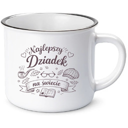 Najlepszy dziadek na świecie - kubek emaliowany