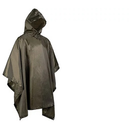Poncho pałatka peleryna przeciwdeszczowe Mil-Tec Basic - Zielony