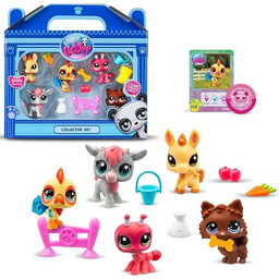 BANDAI Littlest Pet Shop, zestaw kolekcjonerski Besties Farm