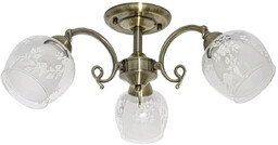 Elem Vintage lampa sufitowa Tamiza 9150/3 21QG flowers