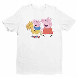 Koszulka Dziecięca-Świnka Peppa-Mix Kolory- 110 Xs