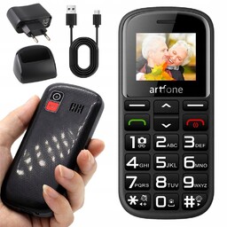 Telefon Komórkowy Dla Osób Starszych Duży Przycisk, Bez