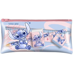 KIDS EUROSWAN Piórnik Stitch ST00010 z wyposażeniem