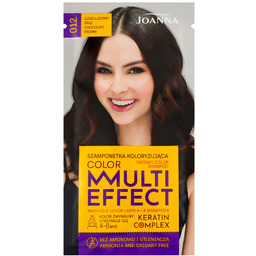 Joanna Multi Effect color Szamponetka koloryzująca czekoladowy brąz