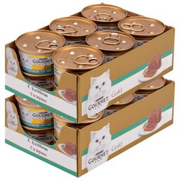 GOURMET Karma dla kota Gold Pasztet Królik 12