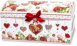 Pudełko dekoracyjne szkatułka na biżuterię 10x20x12 173044