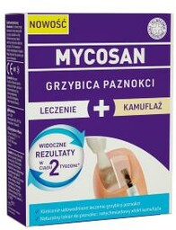 MYCOSAN Grzybica paznokci Leczenie + Kamuflaż, 5ml